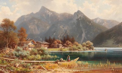 Verano en Schliersee de Ludwig Sckell